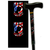 Pow MIA RWB Cane