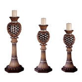 Round Candlesticks (Set of 3)