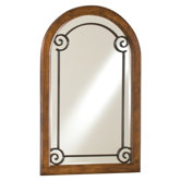 Wall Mirror in Walnut Burl