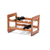 Weinregal "Birllo" in Kirschbaum