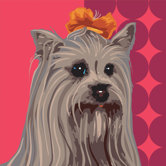 Pooch D&eacute;cor Fabulous Yorkie Portrait