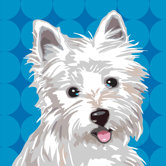 Pooch D&eacute;cor West Highland Terrier Portrait