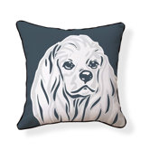 Cocker Spaniel Double Sided Cotton Pillow