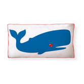 Whale Double Sided Cotton Pillow