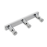 Holiday Wall Mounted Triple Robe Hook in Chrome