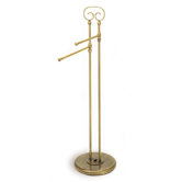 Idra Free Standing Classic Style Towel Stand in Chrome