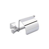 Prisma Classic Style Wall Mounted Toilet Roll Holder with Cover in Chrome
