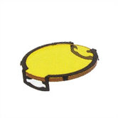 Lens Single Clip Dichroic in Black