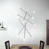 Batons 12 Light Chandelier