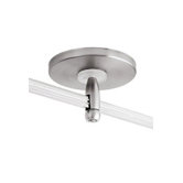 LED Illuminated Monorail Round Direct Feed Canopy in Bronze