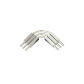 Adjustable Connector in Satin Nickel (Set of 3)