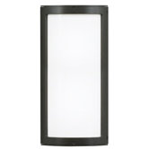 Omni Medium One Light Outdoor Wall Sconce with Opal Glass Shade in Silver