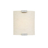 Omni One Light Outdoor Wall Sconce with Small Cover in Silver