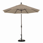 9' Aluminum Market Push Tilt Umbrella