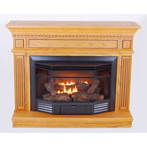 Carlton Dual Fuel Gas Fireplace