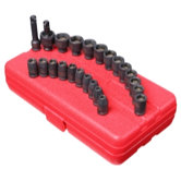 Impact Socket Set 1/4 Dr. 23Pc Master Magnetic