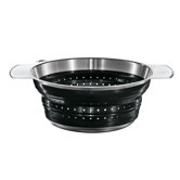 8" Foldable Strainer in Black