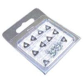 10Pk Carbide Insert Bit Negative Rake 10Pk