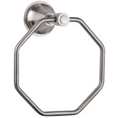 Brandywood Towel Ring in Brushed Nickel