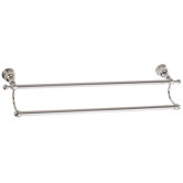 Opulence 24" Double Towel Bar in Polished Nickel