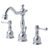 Opulence Widespread Bathroom Sink Faucet with Double Lever Handles