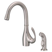 Bellefleur Single Handle Kitchen Faucet with Spray