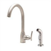 Sonora Single Handle Single Hole High Rise Kitchen Faucet with Side Spray