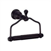 Opulence Toilet Paper Holder in Satin Black