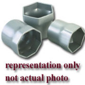 Soc 2-3/4 3/4D Lcknt 6Pt Dp Satin