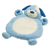 Baby Mat with Dog in Blue