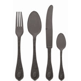 Baroque and Rock Acrylic Flatware (Set of 4)