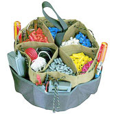 22 Pocket Drawstring Bucket Bag 1148