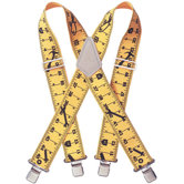 2" Ruler Heavy Duty Elastic Suspenders  110RUL