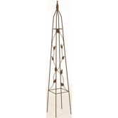 Obelisk with Leaf Motives Planter