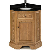 Chesapeake Corner Vanity Combo in Driftwood