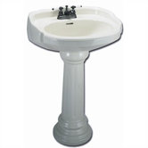 Aberdeen Pedestal Leg for Bathroom Sink