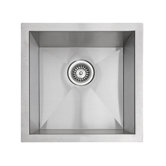 17" x 17" Square Stainless Steel Bar Sink
