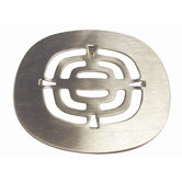 3.38" Snap-in Grid Shower Drain Strainer