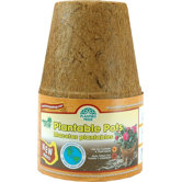 Pack Fiber Grow Round Pot Planter