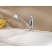 Pfirst Series One Handle Pull-Out Kitchen Faucet