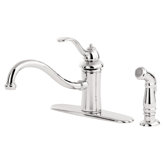 Parisa One Handle Kitchen Faucet with Sidespray