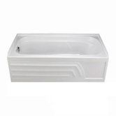 Colony 5.5' x 32" Bath Tub with Integral Apron and Left Hand Drain