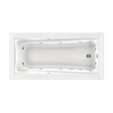 Green Tea 21" x 72" Whirlpool Bath Tub in White