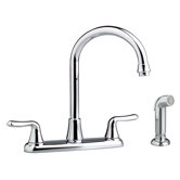 Colony Soft Two Handle Centerset kitchenFaucet with Optional Side Spray