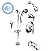 FloWise Commercial Shower System Kit