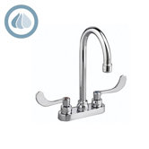 Monterrey Lever Handles Centerset Bathroom Faucet with Less Drain