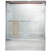 Custom Euro Frameless Bypass Tub Door