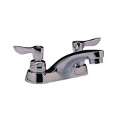 Monterrey Lever Handle Centerset Bathroom Faucet with Metal Grid Drain