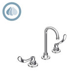 Monterrey Widespread Bathroom Faucet with Rigid / Swivel Gooseneck Spout