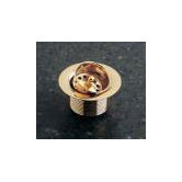 Deluxe Jr. Basket Strainer in Brass